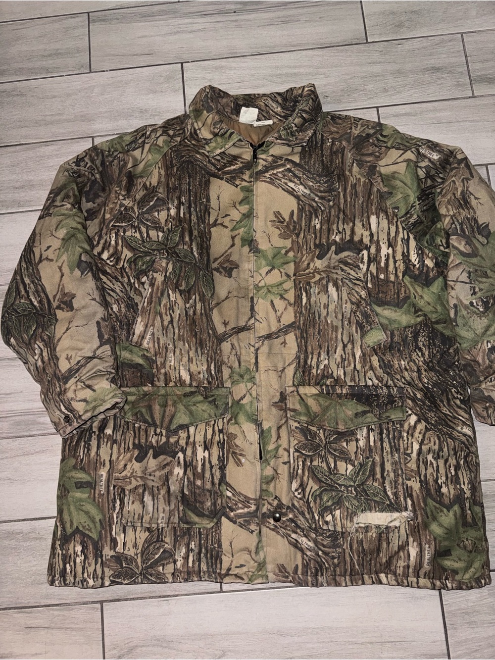 Vintage Walls Blizzard-Pruf Realtree Camo Insulated Hunting Jacket USA 2XL 50-52